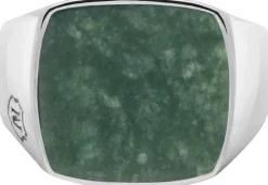 New Men's Signet Ring with African Turquoise Smykker