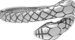 Best Men's Stainless Steel Vintage Snake Ring Smykker