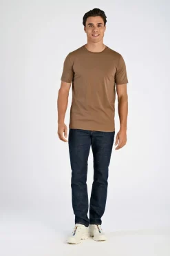 Mens stretch crew neck tee S/S-Lindbergh Best