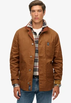Superdry Jakker & Frakker>MERCHANT WAXED WORKER JACKET
