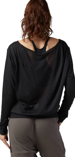 Sale Mesh Longsleeve Tee Dame Trænings T-Shirt & Tanktoppe