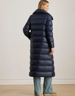 Sale Metallic Funnelneck Down Maxicoat Dame Jakker & Frakker