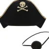 Discount - Pirathat og øjeklap 3-8 år Børn Rolleleg & Musik