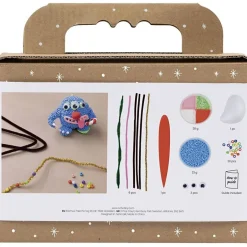 Clearance Mini DIY Kit Modellering, Rensdyrmonster, ass. Farver Børn Kreativitet