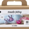 Online Mini DIY Kit Nålefiltning, Monster Børn Kreativitet