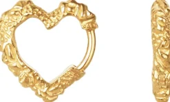 Mini Heart Crush Hoops-Camille Brinch Jewellery Sale