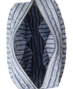 Moira 2 Make up bag Blue Stripe big-Magasin du Nord Collection Online