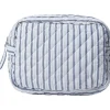 Moira 1 Make up bag Blue Stripe small-Magasin du Nord Collection Sale
