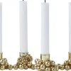 GEJST Lys & Lysestager|Adventsstager>MOLEKYL 4 Brass