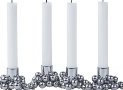 GEJST Lys & Lysestager|Adventsstager>MOLEKYL 4 Chrome