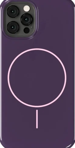 Mono Case Magsafe iPhone 12/12 Pro Deep Plum/Pink-HoldIt New