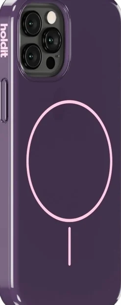 Mono Case Magsafe iPhone 12/12 Pro Deep Plum/Pink-HoldIt New