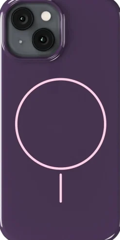 Clearance Mono Case Magsafe iPhone 15/14/13 Deep Plum/Pink Dame Tech Covers