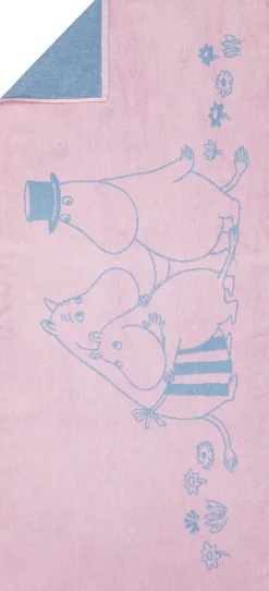 Moomin Arabia Håndklæder>70x140cm badehåndklæde Familietid GOTS