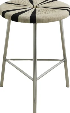 MORICE stool, low - black/ivory-Nordal