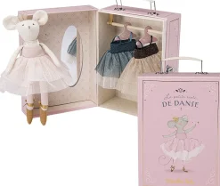 - Ballerina mus i kuffert 26 cm - Suzies gardero-Moulin Roty Clearance