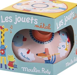 - Lille snurretop i metal - Musikoptog Børn Diverse Legetøj