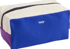 Multi Wash Bag-Medium-Electric blue multi Opbevaring