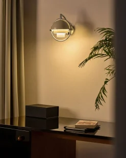 Multi-Lite Wall Lamp, EU Base: Brass, Shade: Black Semi Matt-Gubi Sale