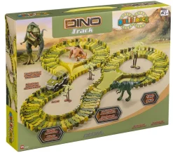 Børn Speed Car Legetøjsbiler & Transportmidler>MULTI-TRACK DINO 120pc