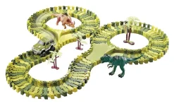 Børn Speed Car Legetøjsbiler & Transportmidler>MULTI-TRACK DINO 120pc