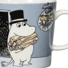 Moomin Arabia Julestel|Julestel>Mumi 30 cl krus Mumifar grå