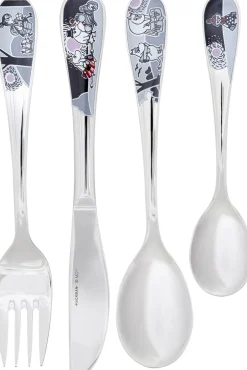 Børn Moomin Arabia Børneservice>Mumi Flytter bestiksæt 4 dele