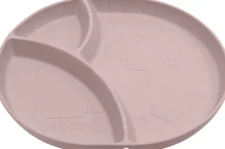 Børn Sebra Børneservice>MUMS, tallerken, ruminddelt, blossom pink