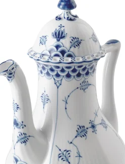 Sale Musselmalet Helblonde Kaffekande 100 cl Karafler & Kander