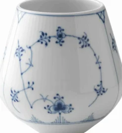 Hot Musselmalet Riflet 2 cm. vase - lille Vaser & Urtepotteskjulere