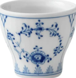 Musselmalet Riflet æggebæger 4,8 cm.-Royal Copenhagen Online