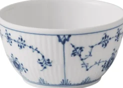 Clearance Musselmalet Riflet skål 15 cl Skåle & Fade