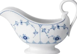 Royal Copenhagen Tilbehør Til Bordet>Musselmalet saucebåd 37 cl