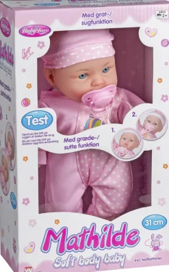 Børn MY BABY LOVE Dukker & Tilbehør>MYBABY MATHILDE GRÆDE 31c