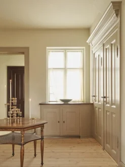 Nagel candle holder set with 3 pcs - brushed brass-STOFF Nagel Outlet