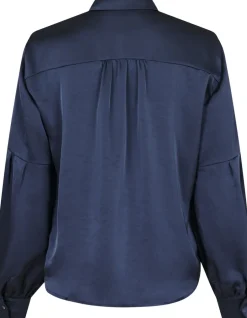 Outlet Naja Satin Shirt Dame Bluser & Skjorter