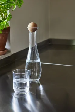 Sagaform Karafler & Kander>Nature carafe/bottle with oak stopper