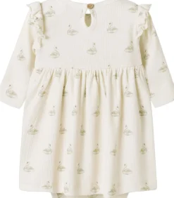 Børn Lil' Atelier Kjoler>NBFGAVO EGE LS BODY DRESS LIL