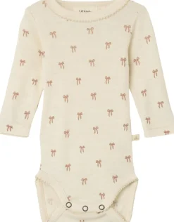 Børn Lil' Atelier Bodies|Uld>NBFNALU LS WO/MO SLIM BODY LIL NOOS