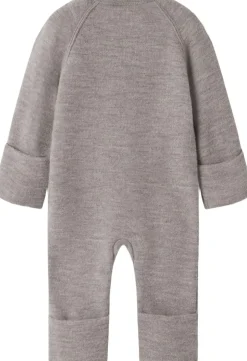 Outlet NBFWMINO WOOL BRU LS SUIT NOOS Børn Overtøj