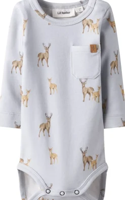 Børn Lil' Atelier Bodies>NBMLAYO GEO LS SLIM BODY LIL