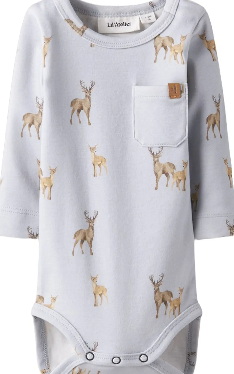 Børn Lil' Atelier Bodies>NBMLAYO GEO LS SLIM BODY LIL