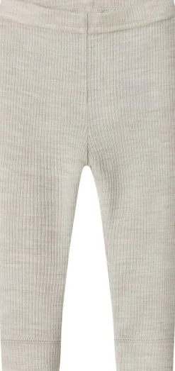 New NBNWAX WOOL RIB LEGGING NOOS Børn Underdele