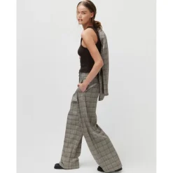 2ND Mylos - Checked Suiting Dame Jeans