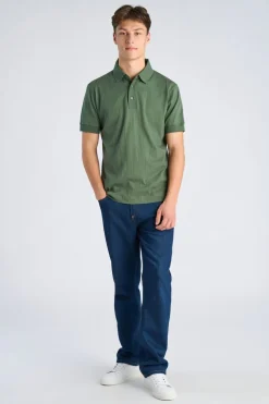 Needle drop polo S/S-Lindbergh Discount