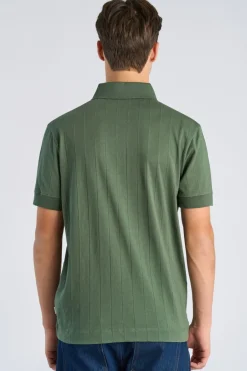 Needle drop polo S/S-Lindbergh Discount