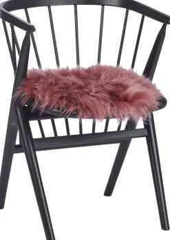 New Zealand Sheepskin, Seat Cover, Long-Wool, Round 38cm-NATURES Collection Outlet
