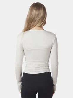 Dame Neo Noir Trøjer & Sweatshirts|Sport>Nia Jersey Wrap Blouse