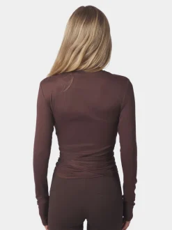 Discount Nia Jersey Wrap Blouse Dame Trøjer & Sweatshirts|Sport