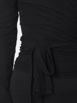 Online Nia Jersey Wrap Blouse Dame Trøjer & Sweatshirts|Sport